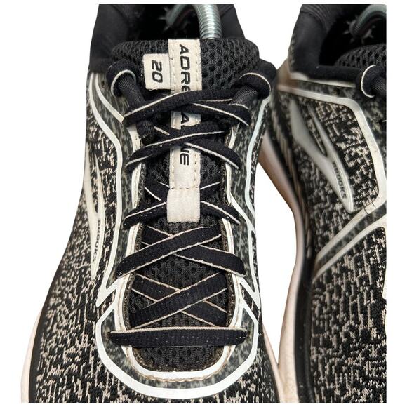 Brooks Adrenaline GTS 20 Men's SZ 11.5 Sneaker Black White Oreo READ Need Insole - Picture 9 of 16